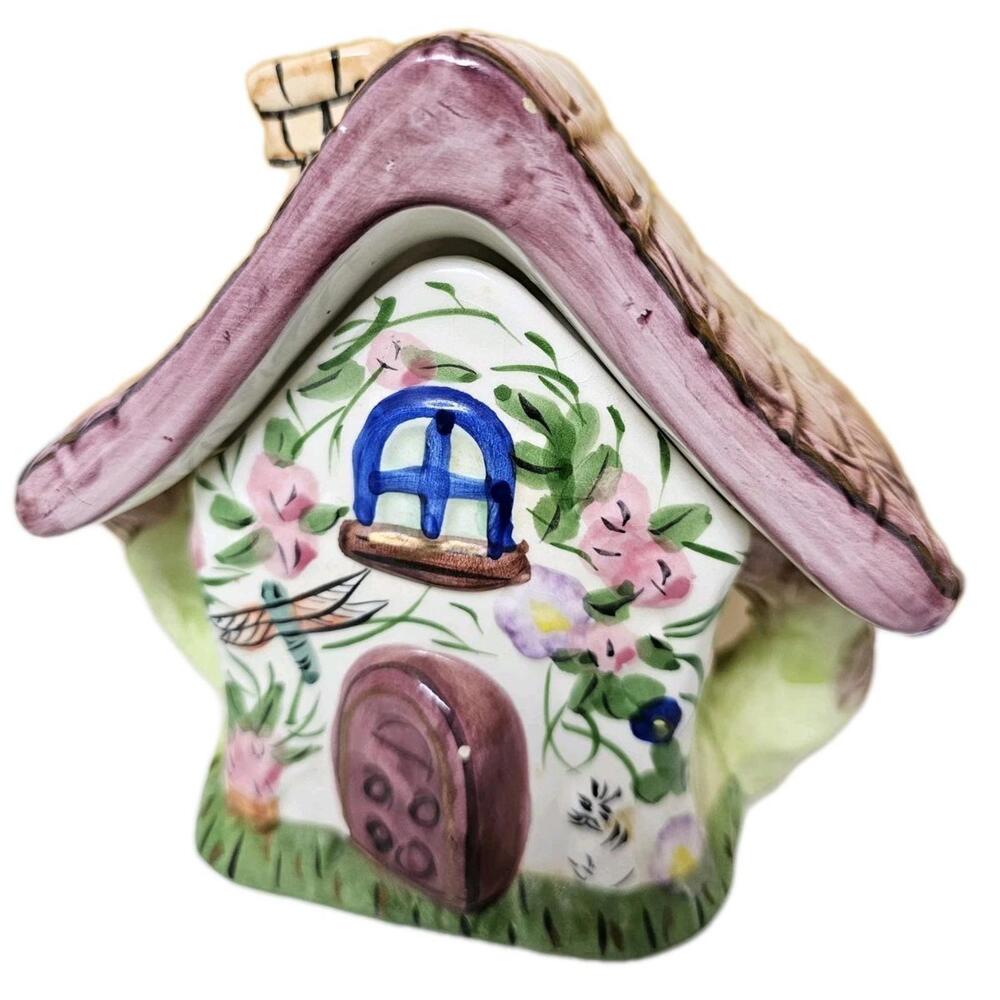 Vintage Cottage ware Teapot with Lid Country Cottage House‎